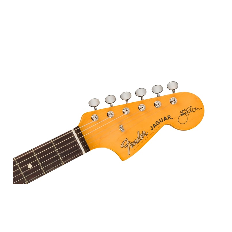 Fender USA Johnny Marr Jaguar, Rosewood Fingerboard (Olympic White) Electric Guitar