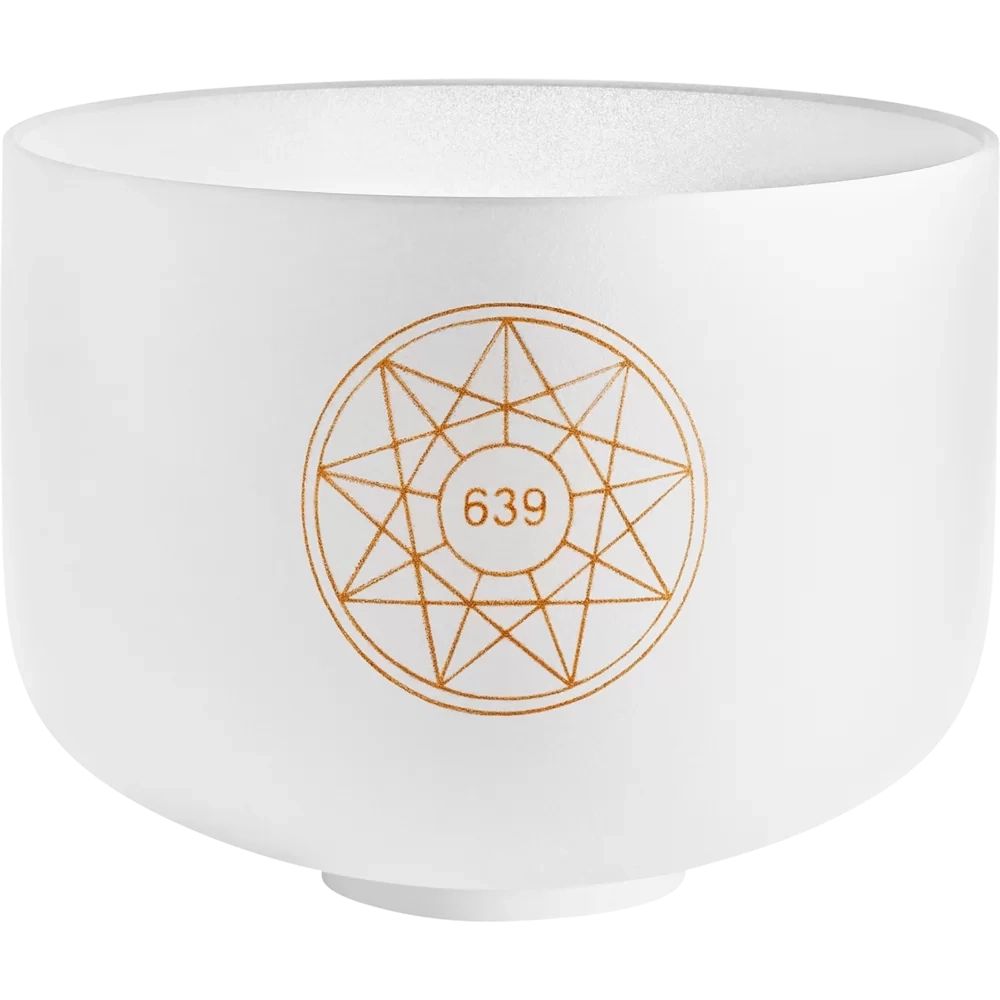 Meinl 10'' Solfeggio Crystal Singing Bowl - FA 639 Hz