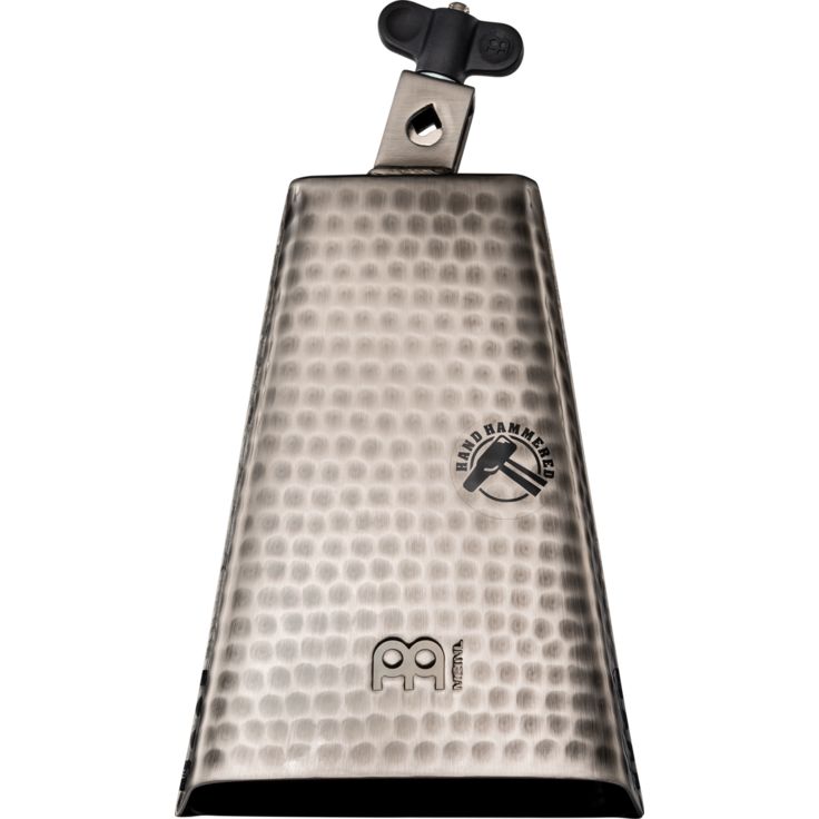 Meinl Percussion 8" Hammered Cowbell Hand brushed steel Timbales Cowbell Big Mouth