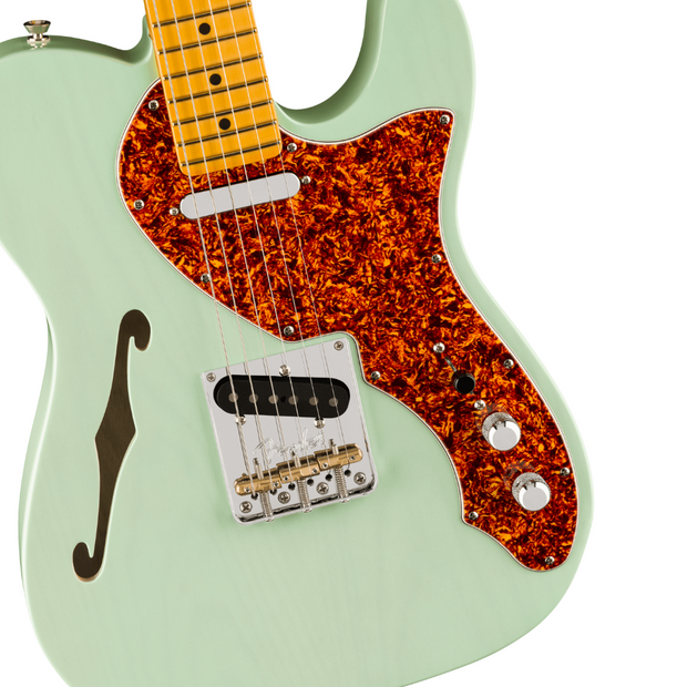 Fender American Professional II Telecaster® Thinline, Maple Fingerboard - Transparent Surf Green