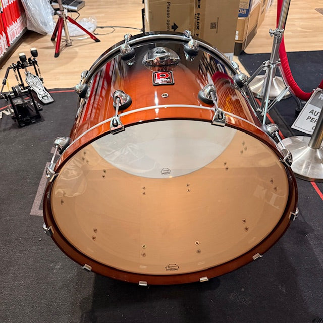 PREMIERUSED- Premier 24" x 18" Bass Drum- Dark Walnut Fade