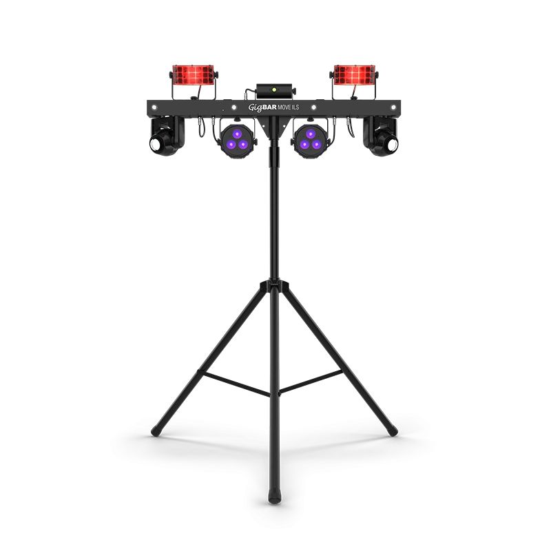 Chauvet DJ GigBAR Move ILS 5-in-1 Lighting System with Stand, Bag and Remote