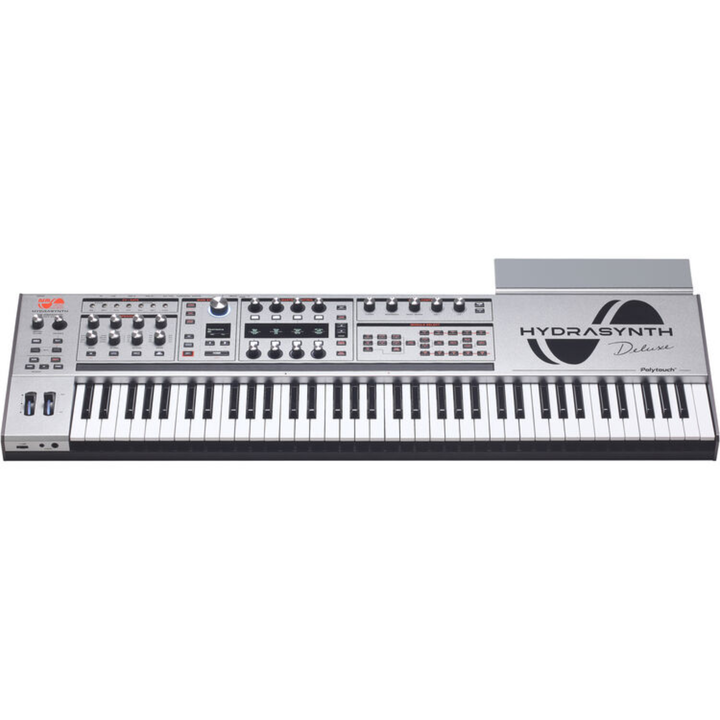 ASM Hydrasynth Deluxe 16-Voice Digital Wave-Morphing Synthesizer - Limited-Edition Silver