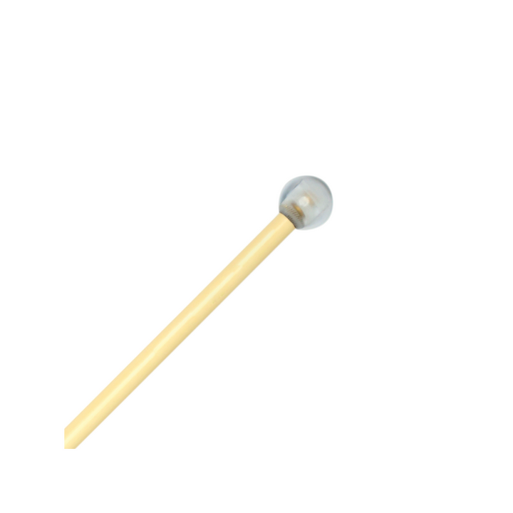 Vic Firth M432 Articulate Series Keyboard Mallet - 7/8" Lexan w/ brass weight, Round