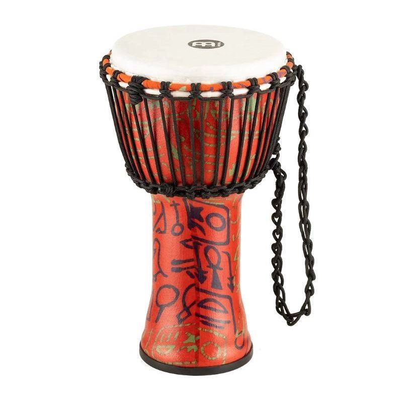 Meinl Rope Tuned Djembe w/Synthetic Head - Pharoh Script - 8 inch