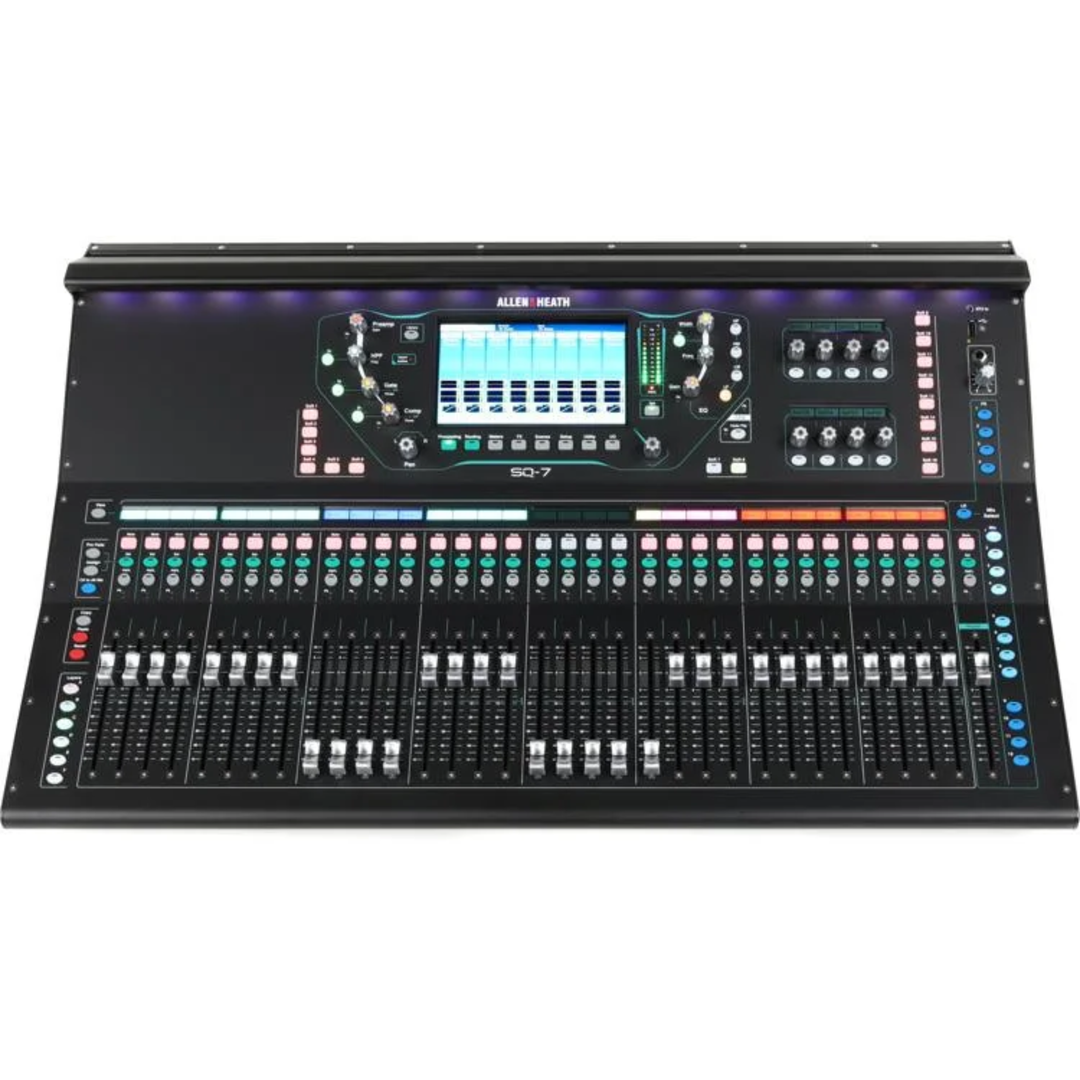 Allen & Heath SQ-7 48-Channel / 36-Bus Digital Mixer with 32+1 Motorized Faders