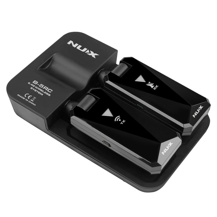 Nux B-5RC 2.4GHz Guitar / Bass Wireless System Passive / Active Rechargeable Set