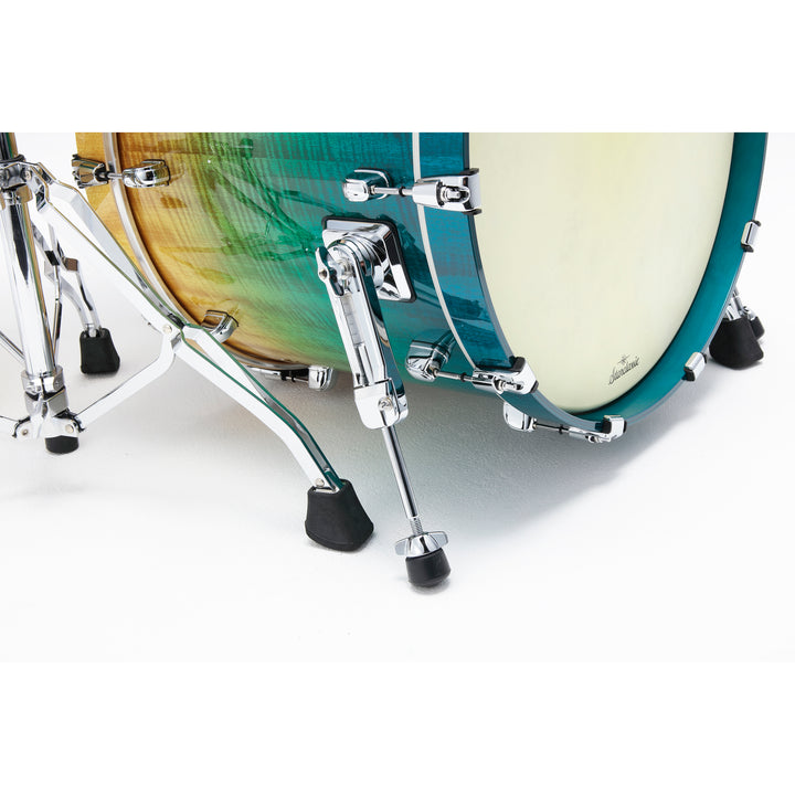 Tama Starclassic Maple 4-Piece Shell Pack (22,10,12,16), Chrome Hardware - Marine Shoreline Movingui Fade