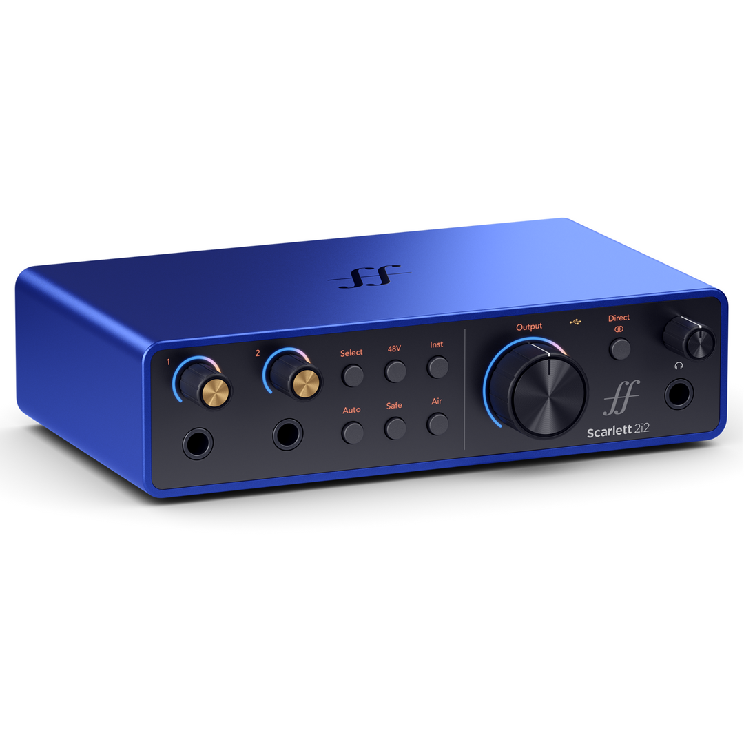 Focusrite Scarlett 2I2 4th-Gen - 40th Anniversary ISA-Blue Focusrite Scarlett 2I2 4th-Gen - 40th Anniversary ISA-Blue