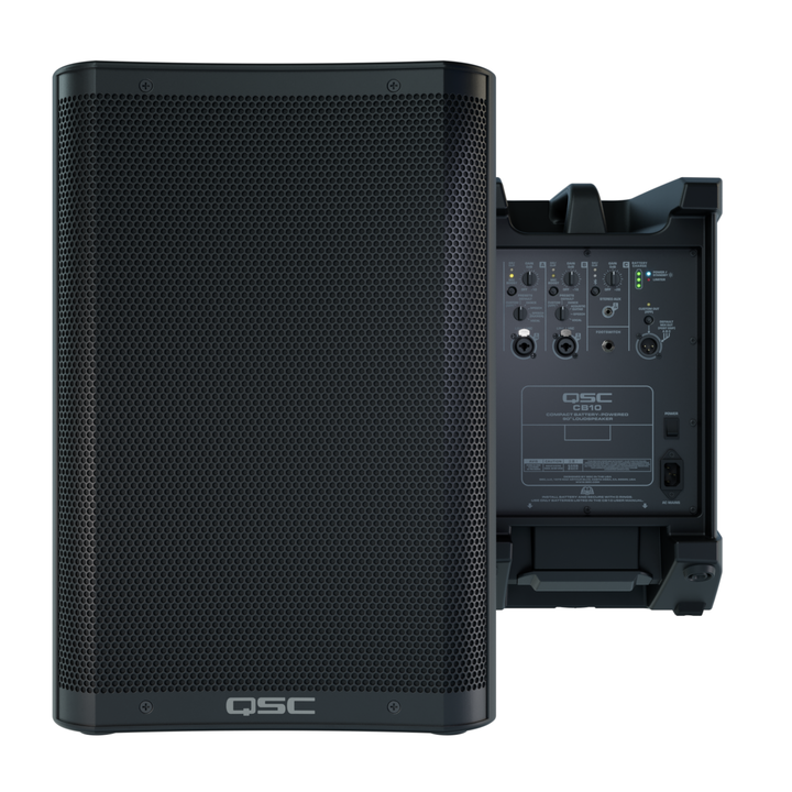 QSC CB10 Battery-Powered Portable Loudspeaker - 10in