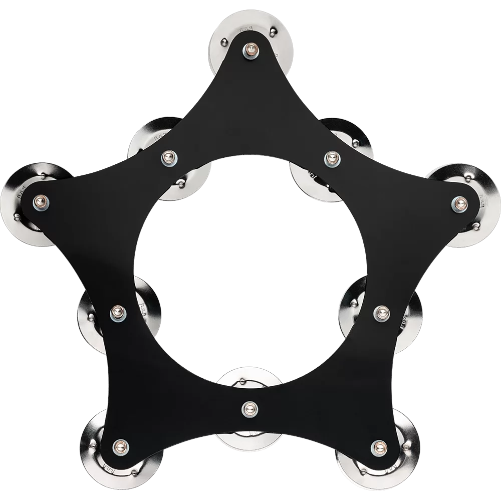 Meinl Percussion Super Flex Hihat Tambourine, Stainless steel jingles