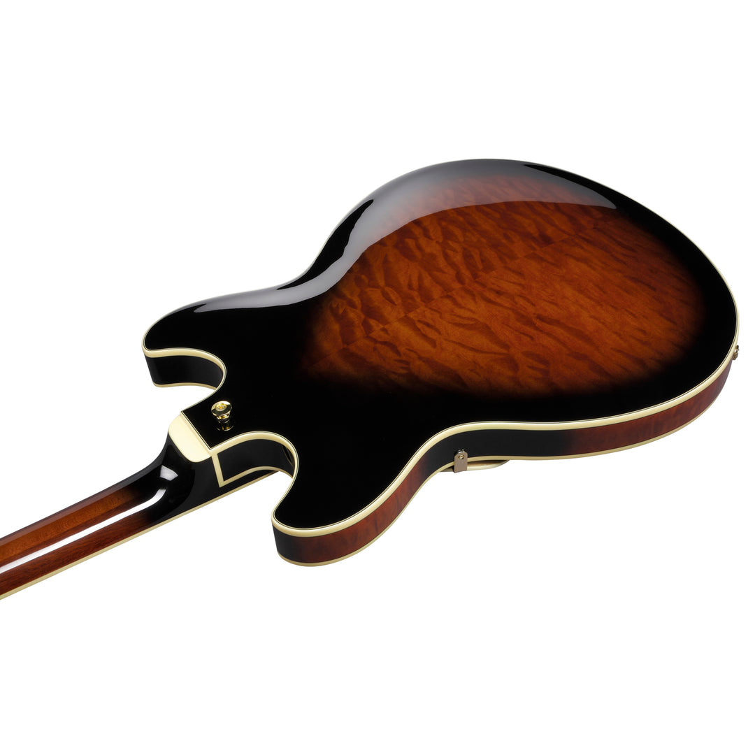 Ibanez AS Artcore Expressionist (Dark Brown Sunburst) AS93QMSPDBS