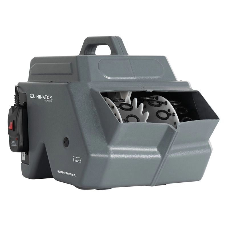 Eliminator Lighting Bubbletron-EXL Portable High Output Bubble Machine with Remote Control
