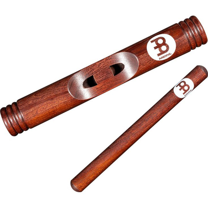 Meinl Percussion Wood Claves African Hollowed Out Select Hardwood