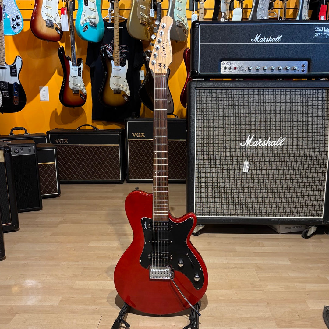 Godin - SD-XT HSH Trans Cherry Electric w/ Ibanez HH P-ups Godin MID P-up (No Case Or Bag-2004) - USED