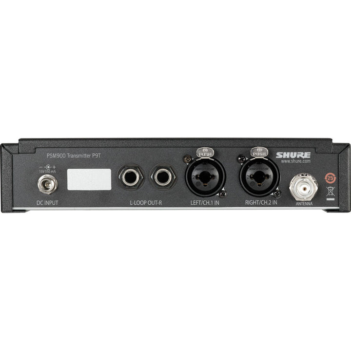 Shure P9T Wireless Transmitter for PSM900 Monitoring System Twin Pack G20: 488 - 512 MHz