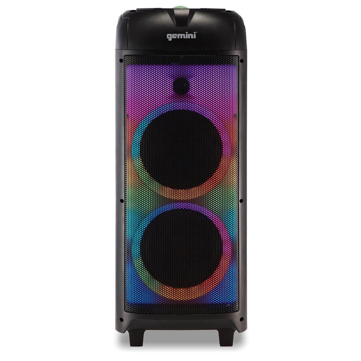 Gemini GPLT-360 360° Portable Bluetooth™ Speaker w/ LED Party Lighting