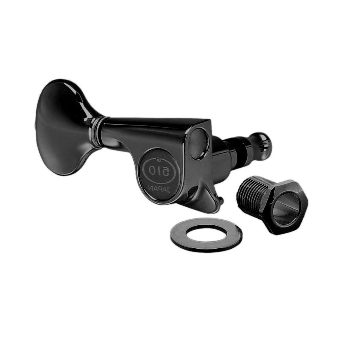 Allparts TK-7360 Gotoh SGI510 Baby 6-in-line Tuning Keys Black