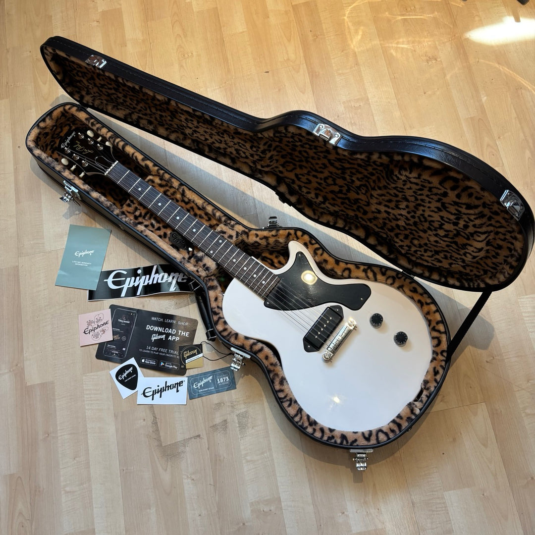 Epiphone - Billy Joe Armstrong  Signature Les Paul JR w/ OHSC ( White - MINT - 2022) - USED