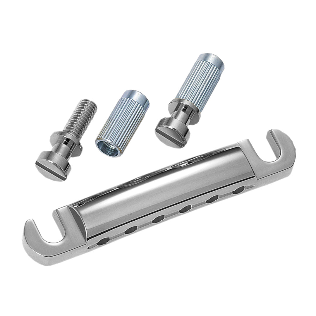 Allparts TP-0400 US Stop Bar Tailpiece Chrome