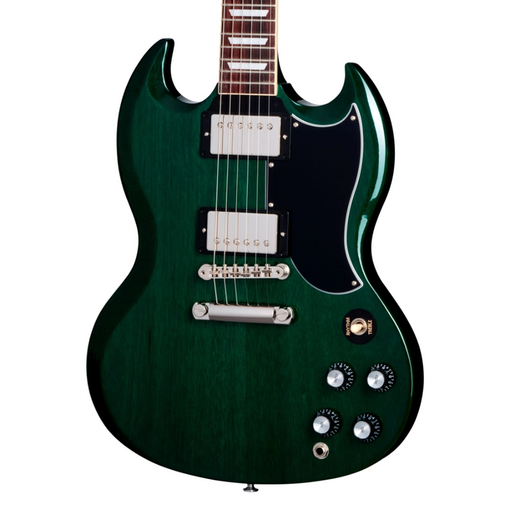 Gibson SG Standard '61 Stopbar w/Hardshell Case - Translucent Teal