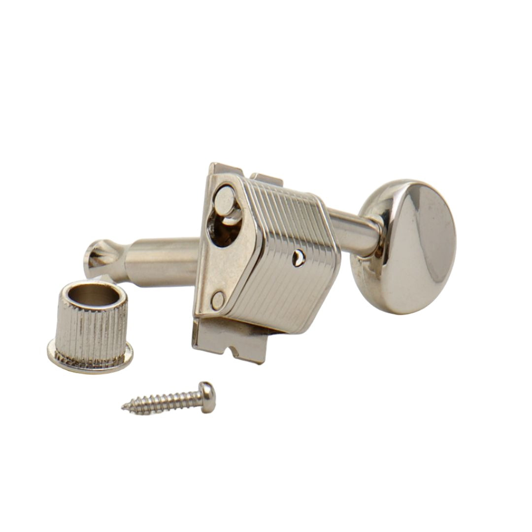 Allparts TK-3918-001 Goldo Cliphaus Tuners - 6IL, Nickel