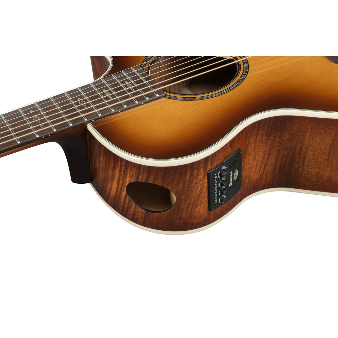 Ibanez Acoustic/Electric (Tobacco Edge Burst High Gloss) AE3007FMHTBH