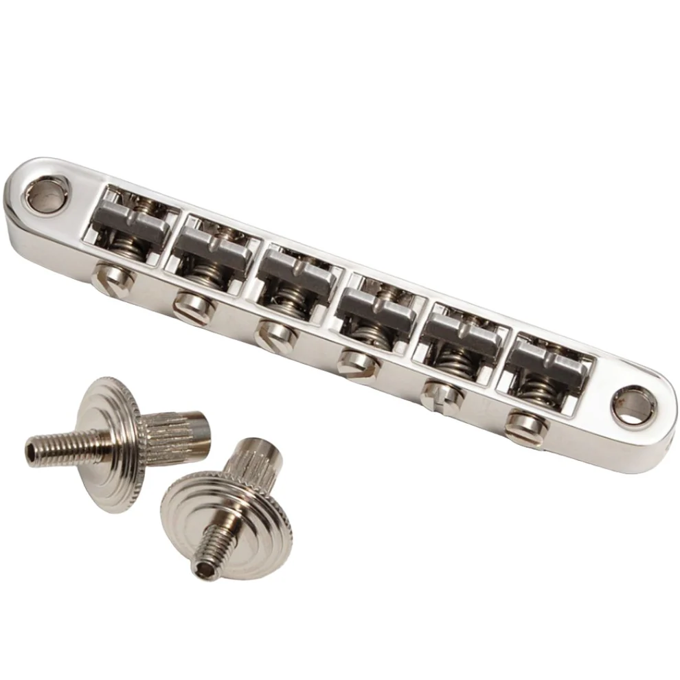 Allparts GB-3904-001 Goldo 3-Point Vario Steel Saddle Bridge - Nickel