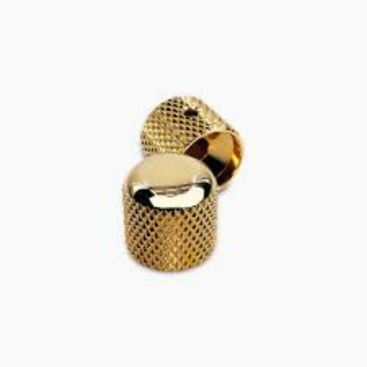 Allparts MK-0110-B02 Gold Dome Knobs - 50 Piece Bulk Pack