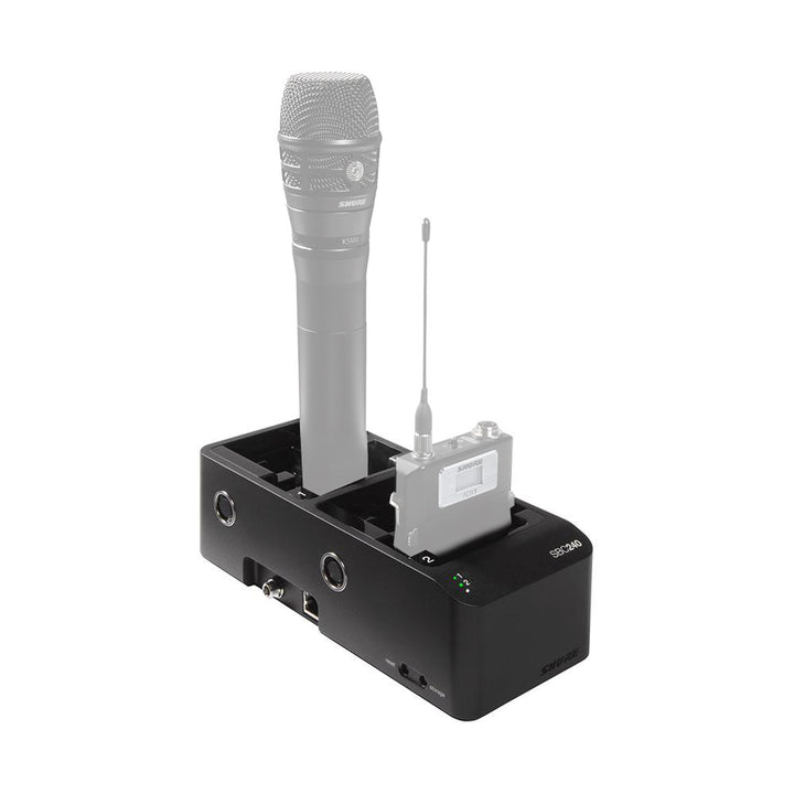 Shure SBC240-US Dual Networked Axient Docking Charger (w/ PSU)