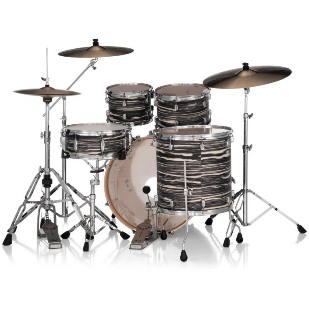 Pearl DMPA925SPC875 Decade Maple Artisan 5-Piece Drum Shell Pack With 22" Bass Drum - Black Satin Marble