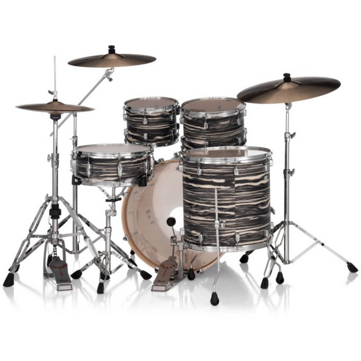 Pearl DMPA925SPC875 Decade Maple Artisan 5-Piece Drum Shell Pack With 22" Bass Drum - Black Satin Marble