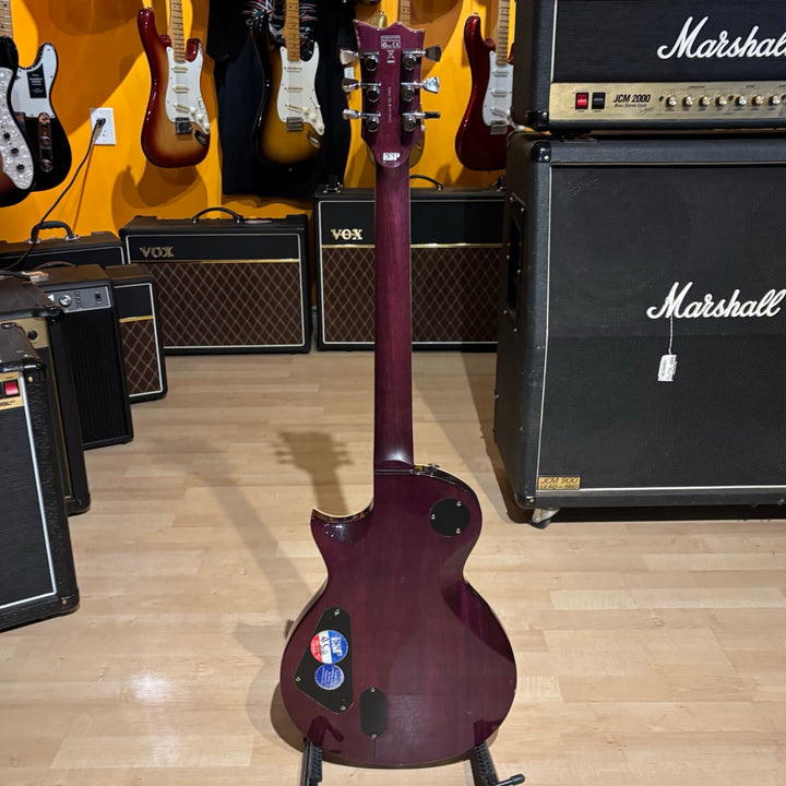 ESP LTD - EC1000 FM Trans Purple w/ EMG 60-81's & ESP Molded Hard Shell Case (2008) (Used - Consignment)