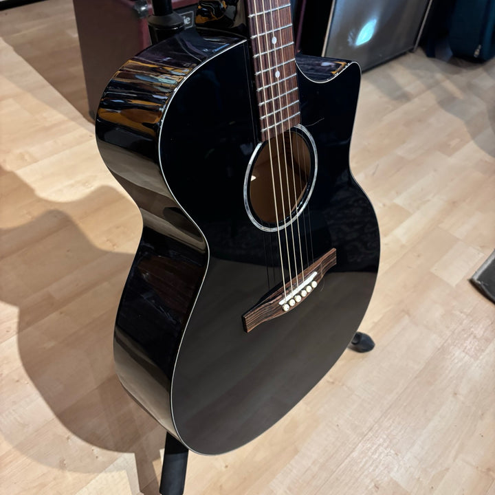 Eastman - PCH3-GACE- Grand Auditorium "Translucent Black" w/ Eastman DLX Bag(2023) - USED