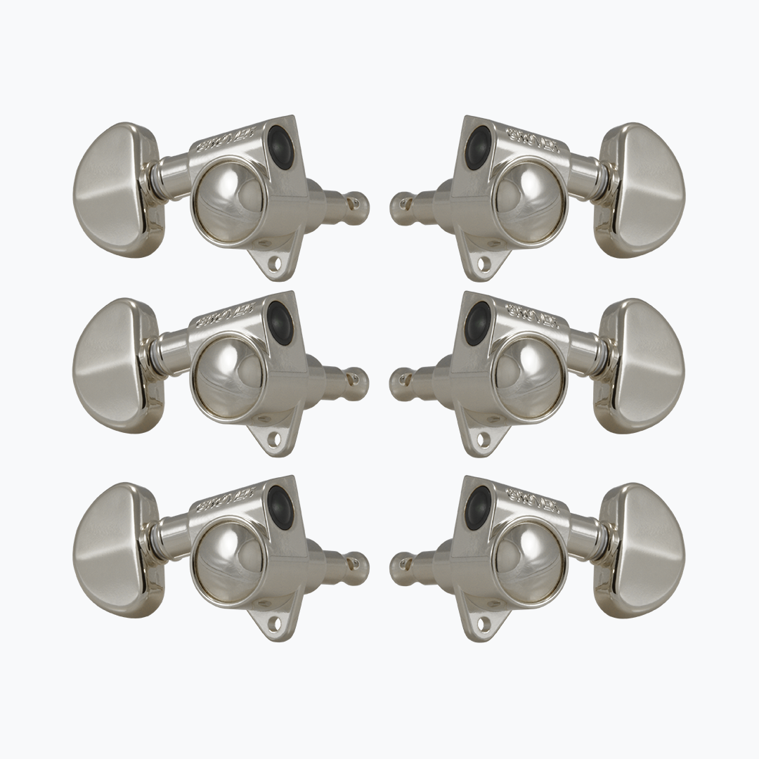 Allparts TK-7900 Grover® 102-18 Series 3x3 Rotomatic Tuners Nickel, 102-18N