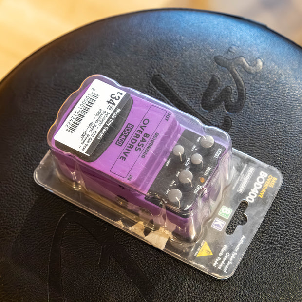Behringer - BOD 400 Bass Overdrive Pedal  (Purple - 2003) -"NOS-MINT"