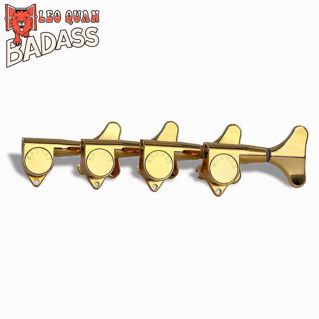 Allparts TK-7815-002 Leo Quan® Badass SGT™ Bass Keys - Sealed - 4-in-line set, Gold