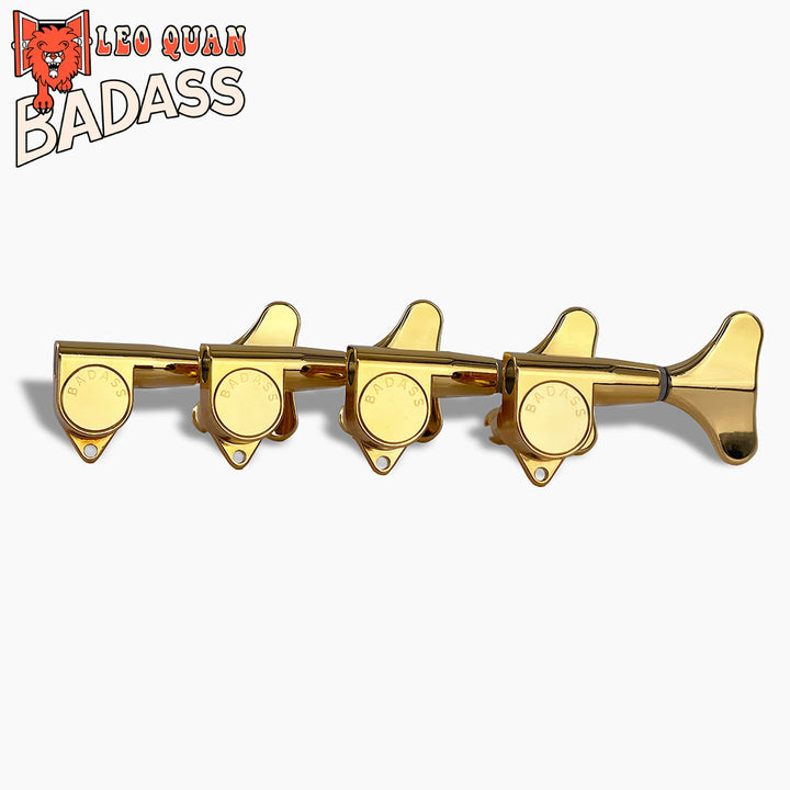Allparts TK-7815-002 Leo Quan® Badass SGT™ Bass Keys - Sealed - 4-in-line set, Gold