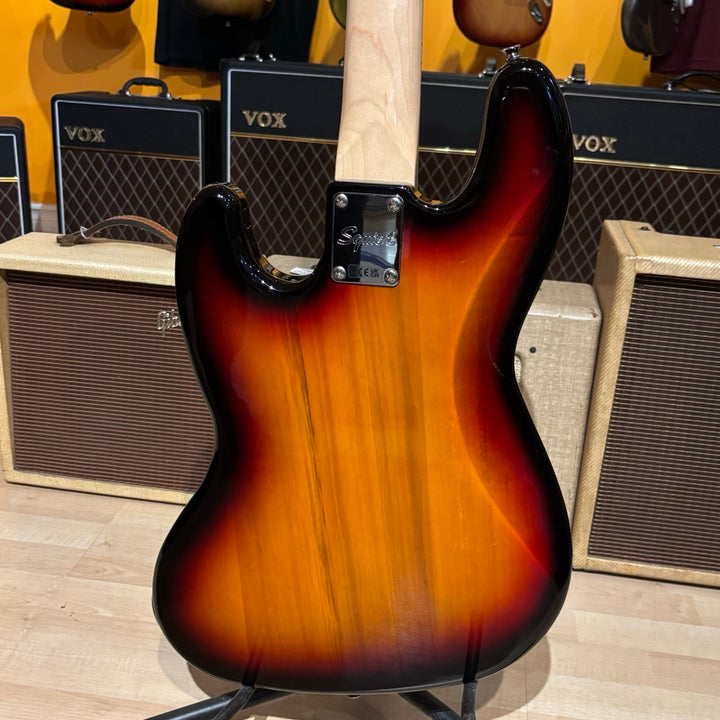 Squier - Paranormal Jazz Bass Sunburst- Maple w/ Rouge Valley Gig Bag (2022) - USED