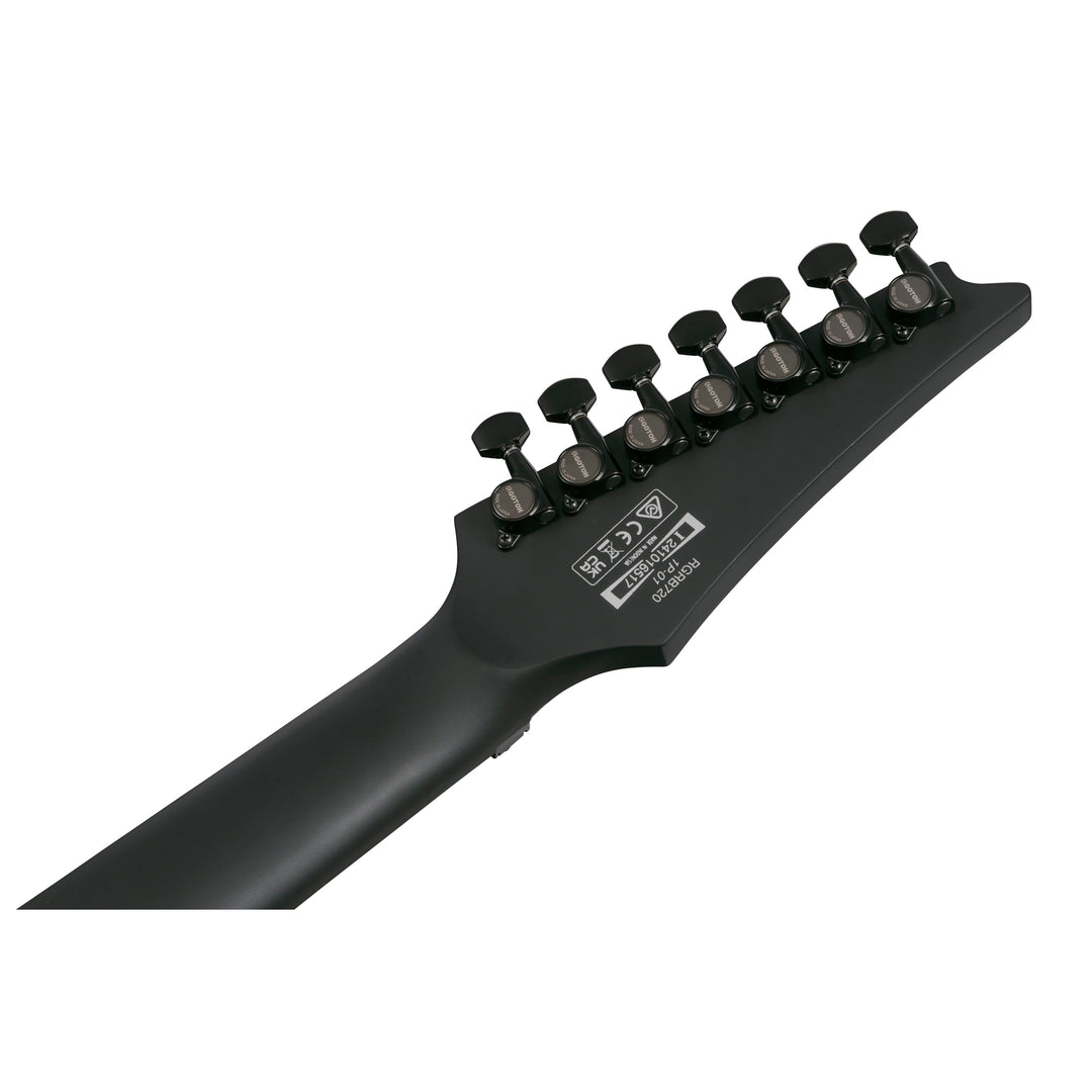 Ibanez RG Iron Label (Black Flat) RGRB720BKF Electric Guitar
