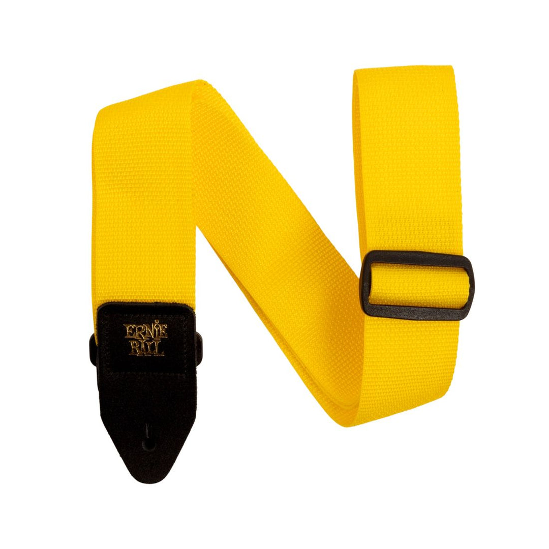 Ernie Ball Polypro Guitar Strap - Yellow & Black