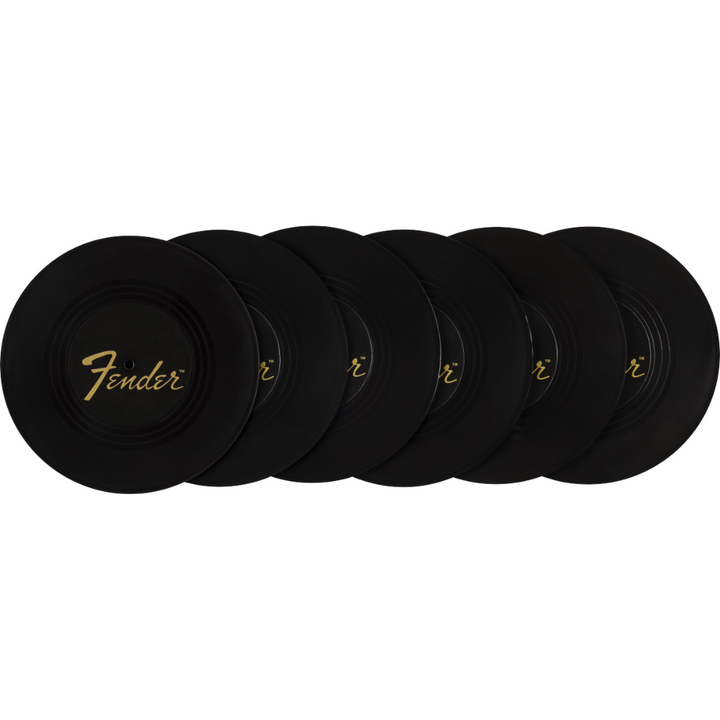 Fender Sunburst Turntable Coaster Set