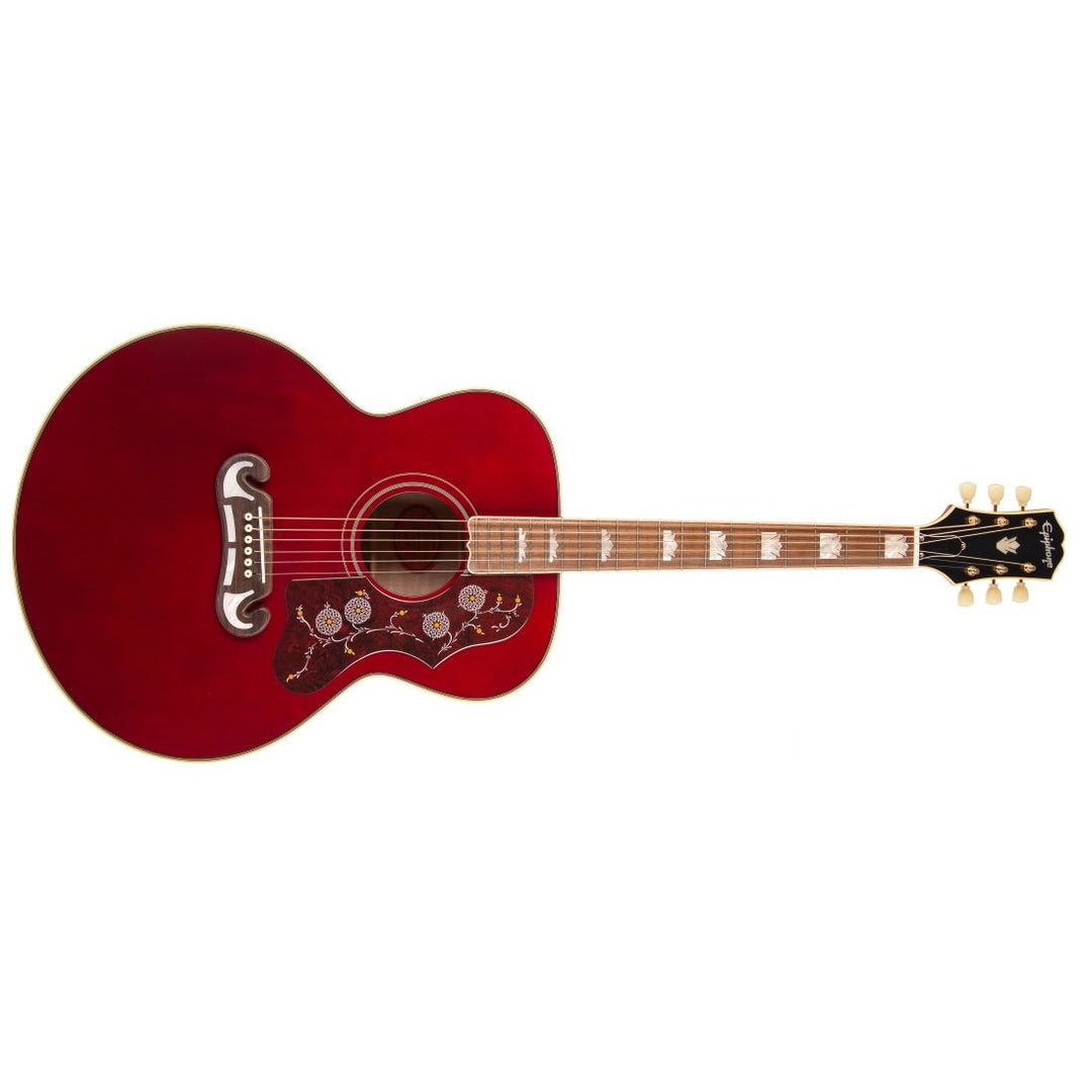Epiphone Limited Edition Inspired by Gibson J-200 Acoustic/Electric Guitar - Wine Red