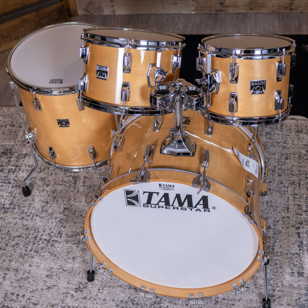 TAMA SU42RSSPM 50th Limited Superstar Reissue 4-piece shell pack with 22" bass drum - Super Maple