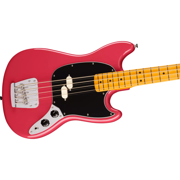Fender American Professional Classic Mustang Bass® -  Maple Fingerboard -  Faded Dakota Red