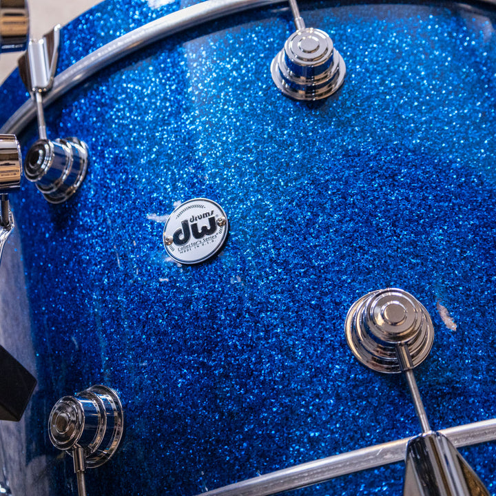 DW Collectors Series DR12161824-KIT Blue Glass Shell Pack 9X12,14x16,16x18,14x24