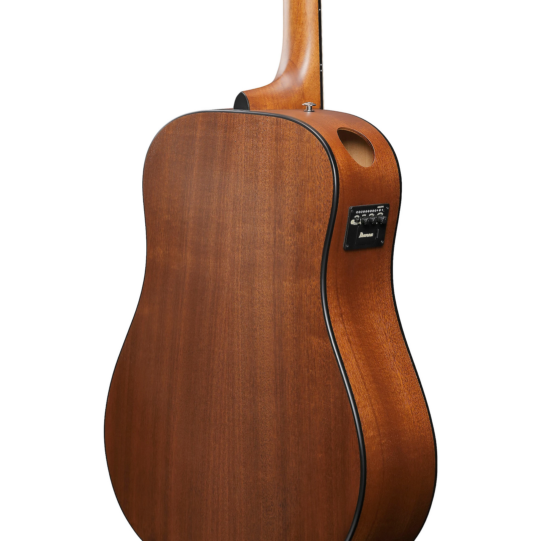 Ibanez AAD54EOMH Grand Dreadnought Acoustic-Electric Guitar Open Pore Mahogany Sunburst