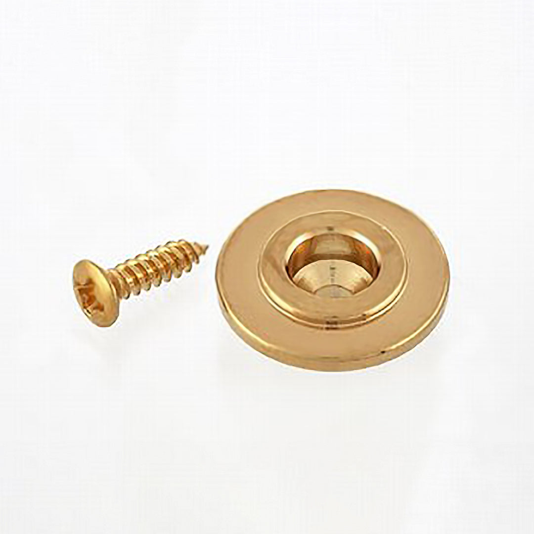 Allparts AP-6710-B02 Gold Bass String Guide - 25 Piece Bulk Pack