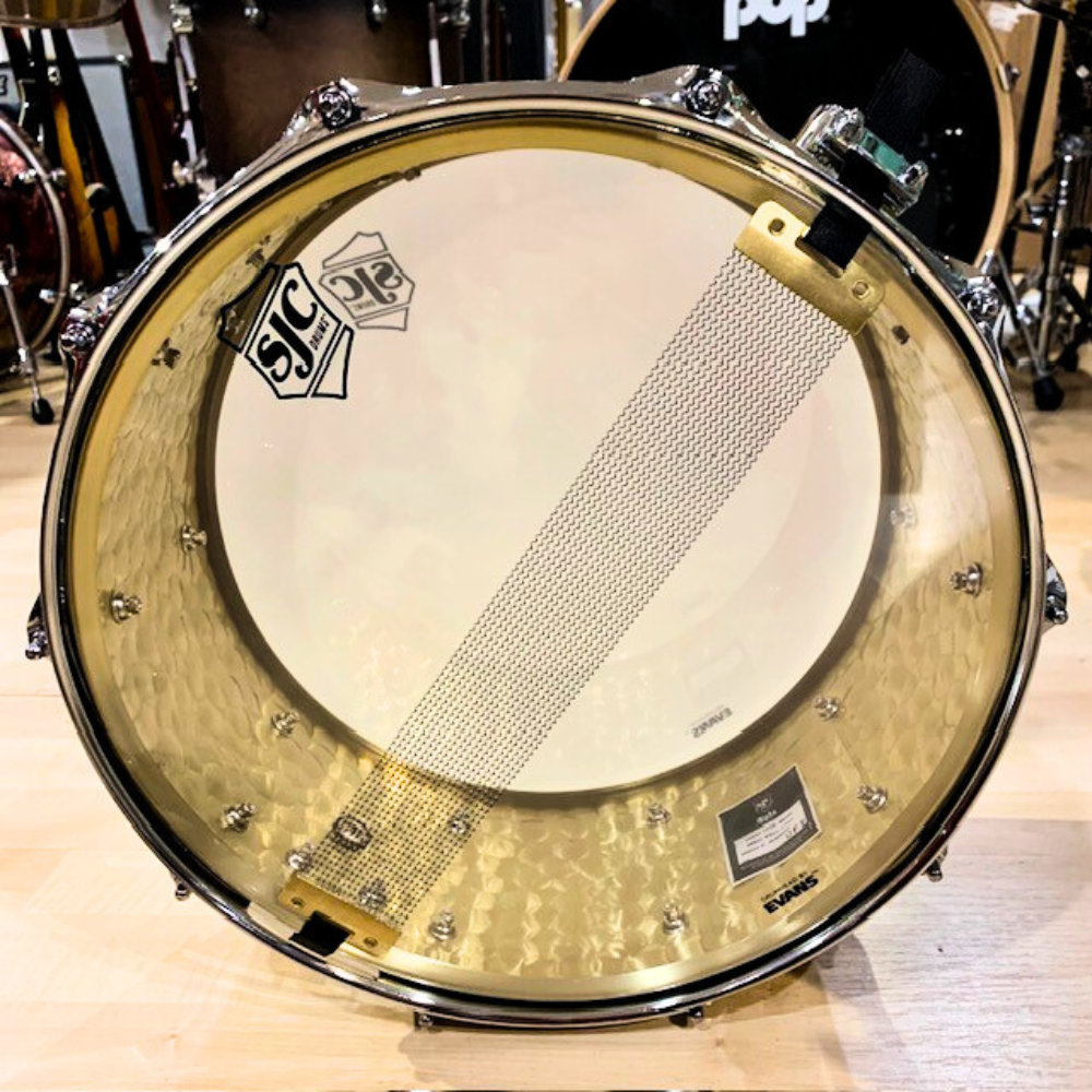 SJC Drums Alpha Brass Metal Snare Drum 6.5x14