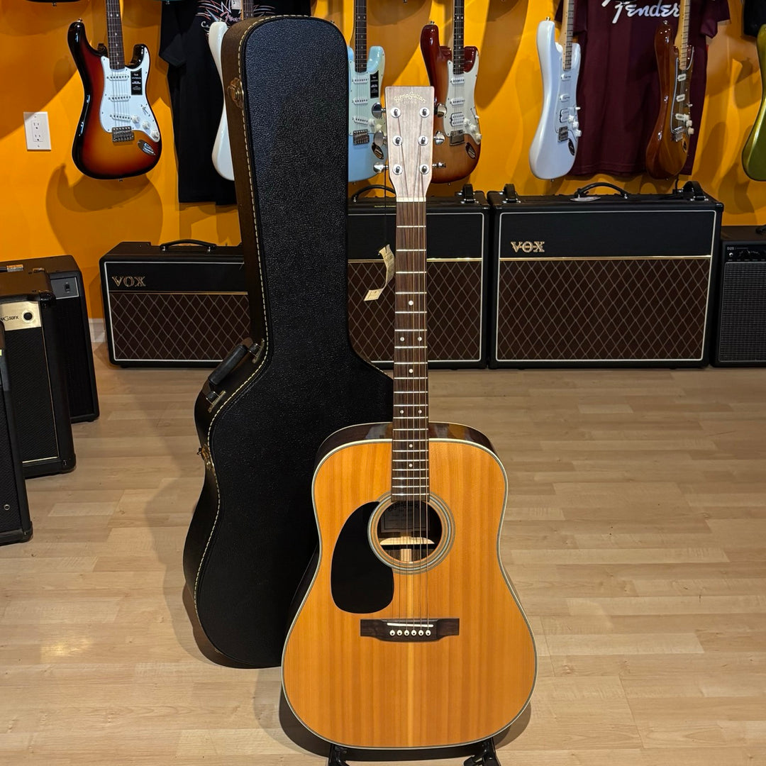 Sigma - D28L Left Handed w/ Hard Shell Case (Natural  Spruce & Rosewood - MINT - 2014) - USED